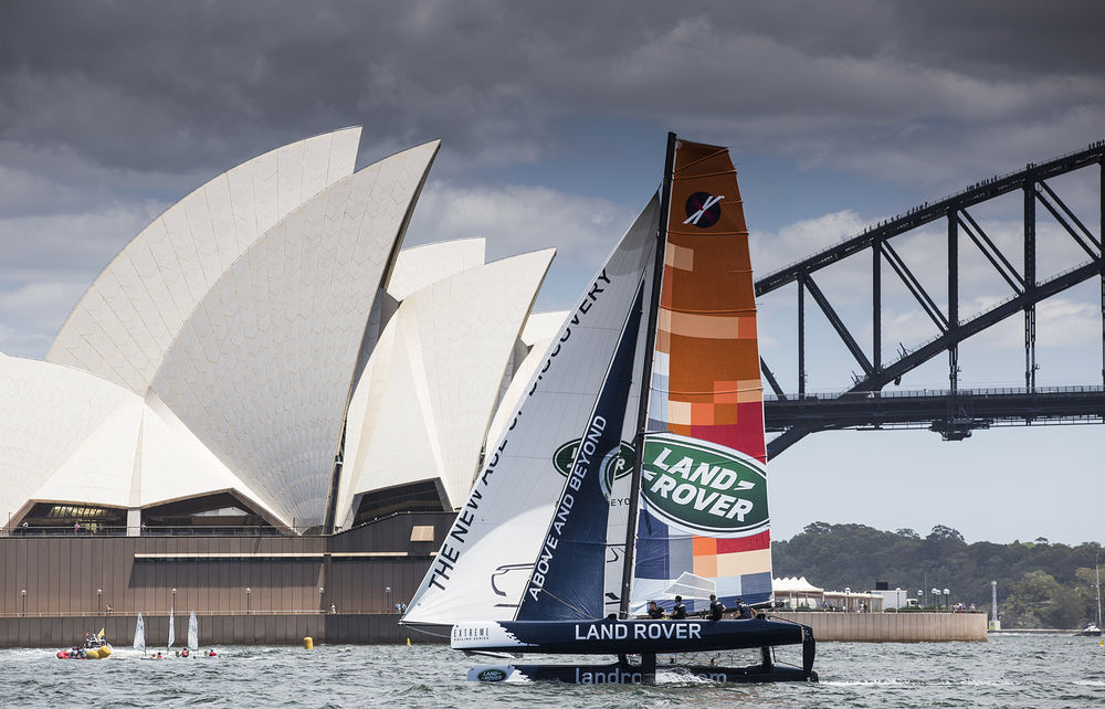 The Extreme Sailing Series 2014. Act 8. Sydney. Australia. Credit: Lloyd Images
